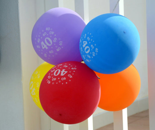 40th Anniversary Balloons